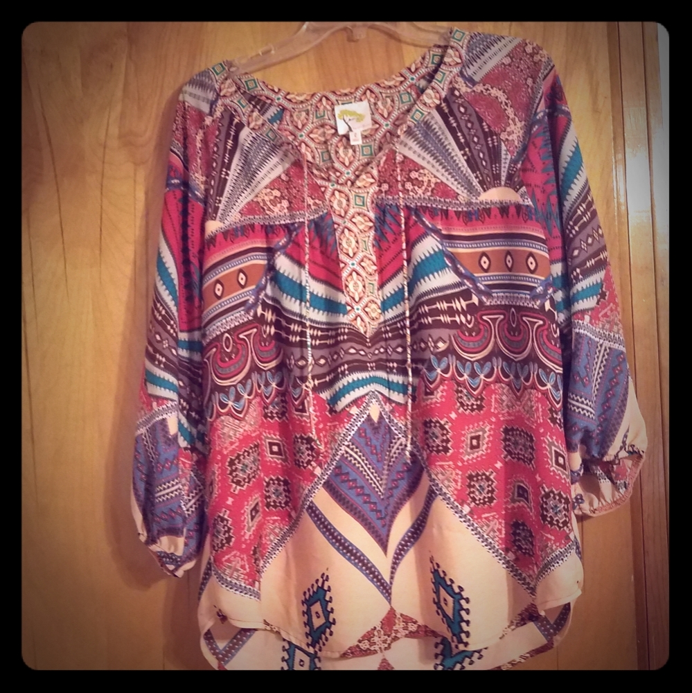 Aztec blouse